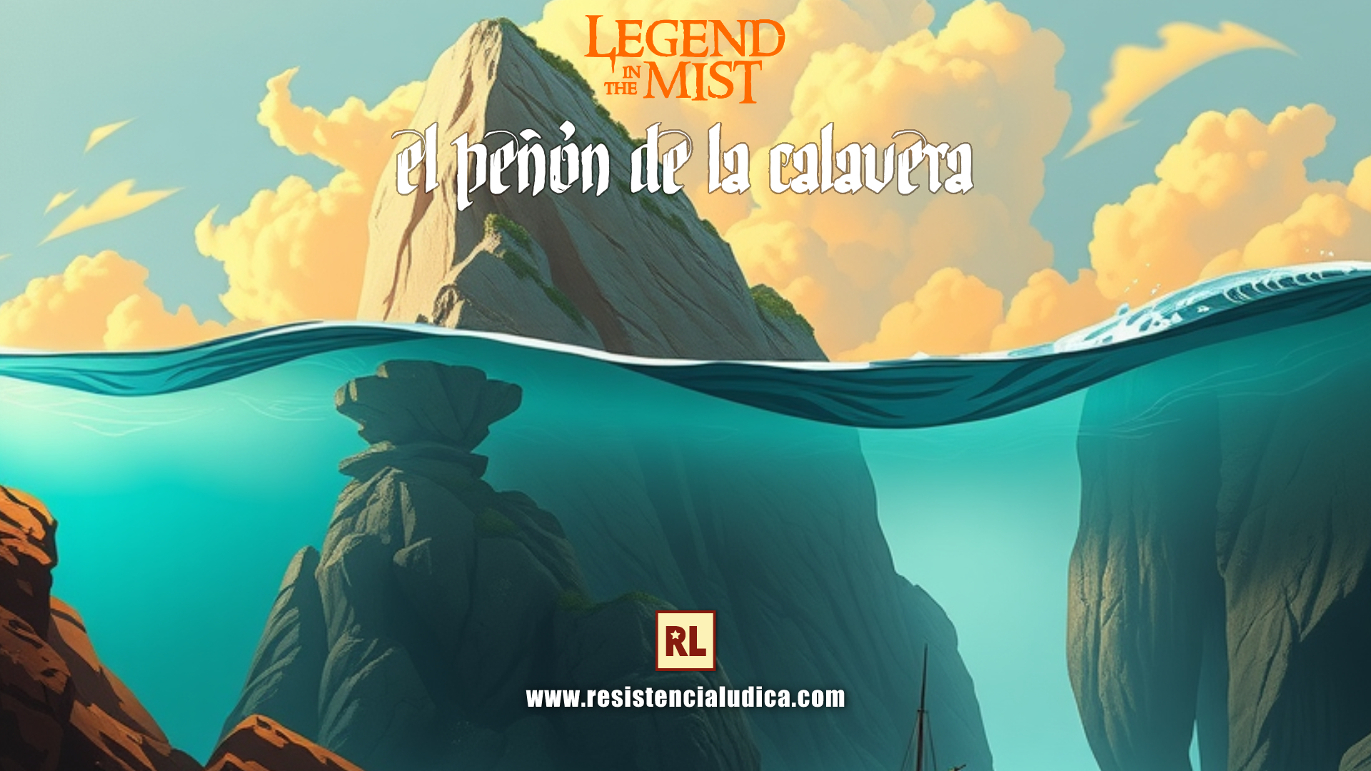 El peñón de la calavera (Legend in the mist)